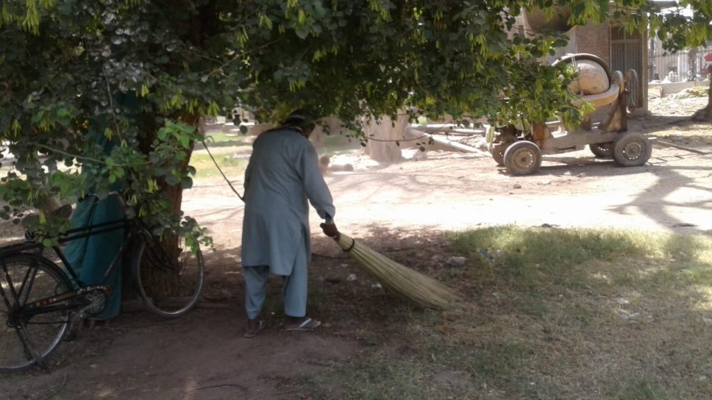 Daily Cleanliness Activities in Different Areas of Multan